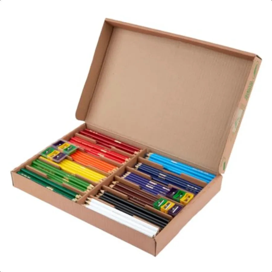 Colored pencils classpack 240ct must have teacher plies bulk for school classrooms 12 colors back to ent - united