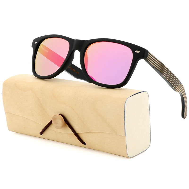 2023 factory direct selling hand-made bamboo wooden sunglasses for men and women high quality uv400 polarized wood - 06