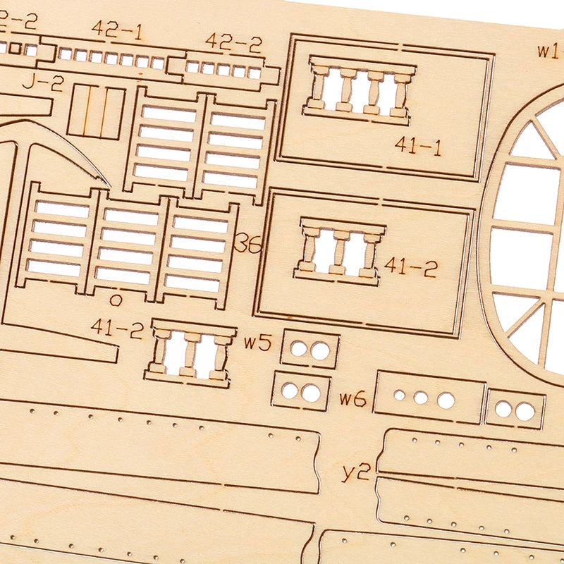 Diy handmade assembly ship 21’’ wooden sailing 3d victory boat model gift - onesize