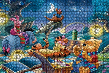 108/200/300/500/1000 pieces disney winnie the pood jigsaw puzzles for adults toys gifts wooden high-quality floor