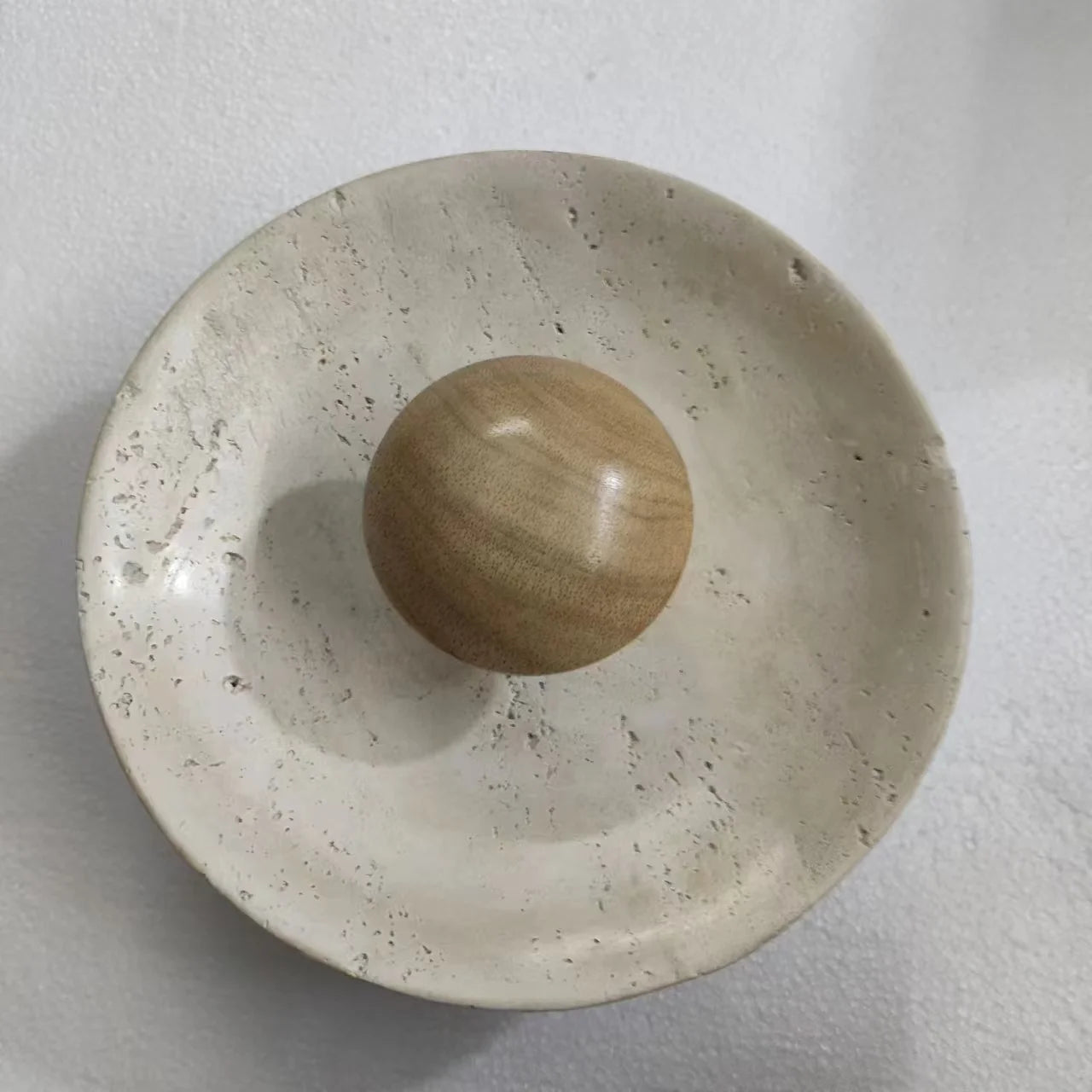 Mdoern natural stone wall light sconce dark wood 25cm 110-220v atmosphere lamp for foyer dining room bedroom stairs