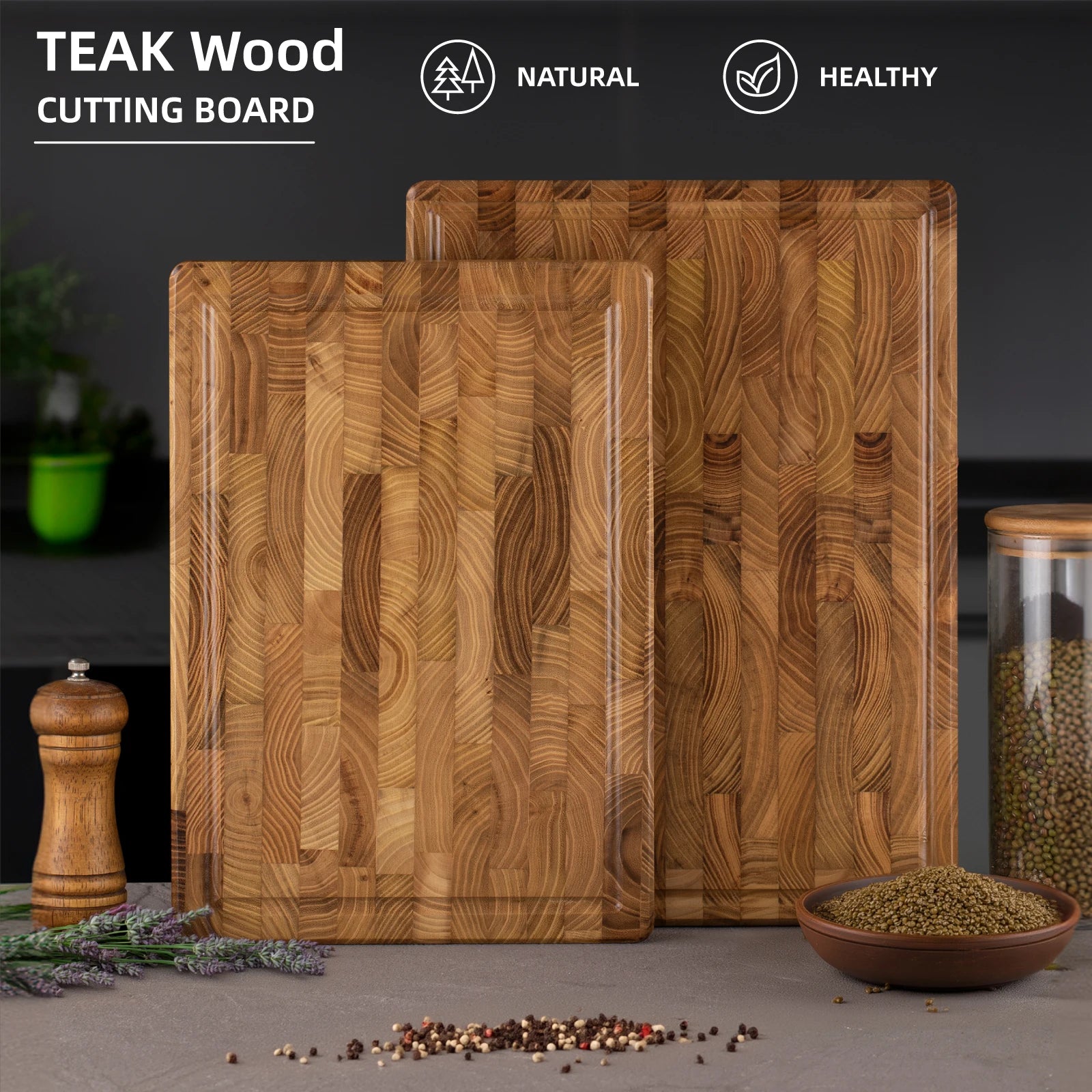 teak-wooden-end-grain-cutting-board-butcher-block-chopping-board-multipurpose-for-kitchen-with-juice-groove-inner-handles