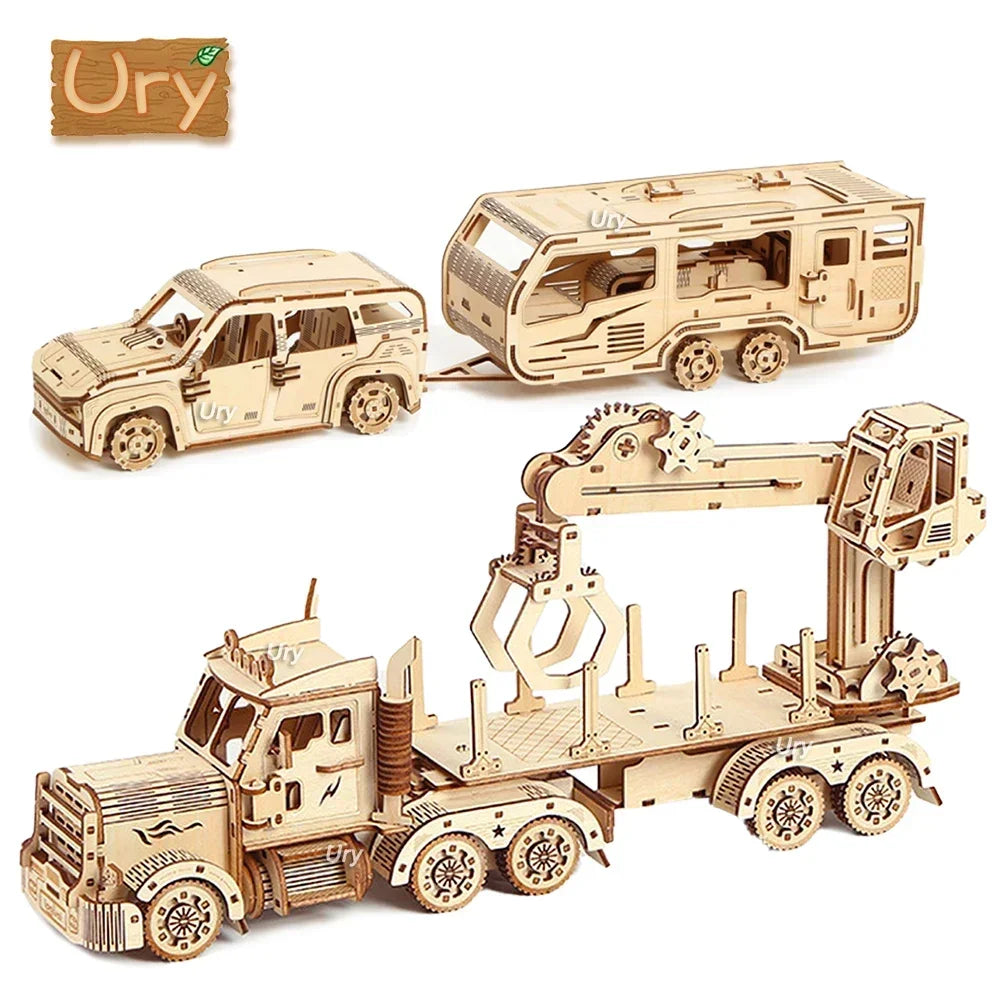 ury-3d-wooden-puzzle-movable-retro-biplane-crane-bulldozer-handmade-assembly-truck-model-diy-toys-decoration-gift-for-kids