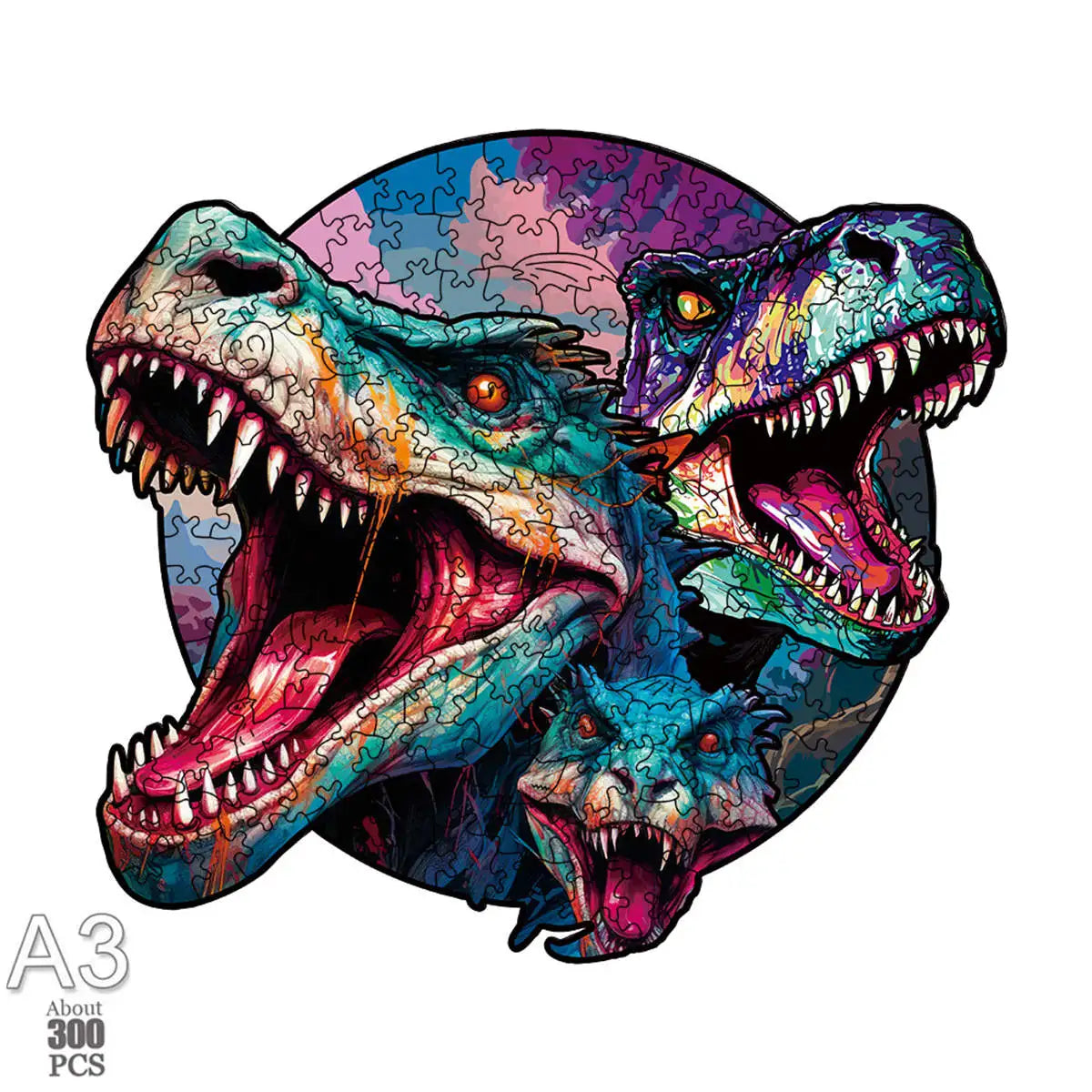 Lovely owl wood jigsaws creative diy games brain twister holiday gifts wooden animal puzzle kids adults high-quality