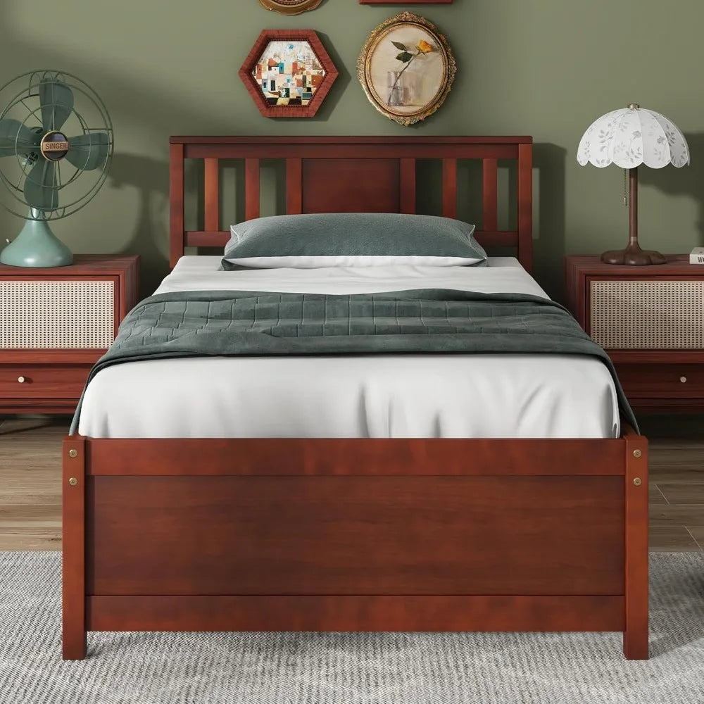 giantex-twin-bed-frame-with-headboard-mid-century-solid-wood-platform-bed-single-panel-bed-with-slat-support-no-box-spring-ne
