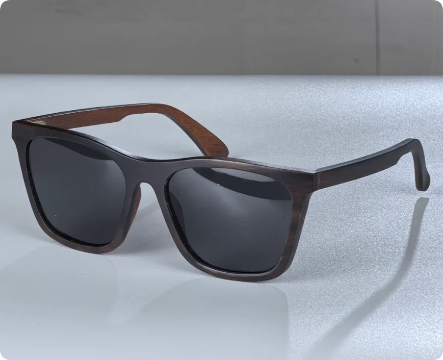 Wooden frame sunglasses men polarized fishing glasses cycling wood eyeglasses