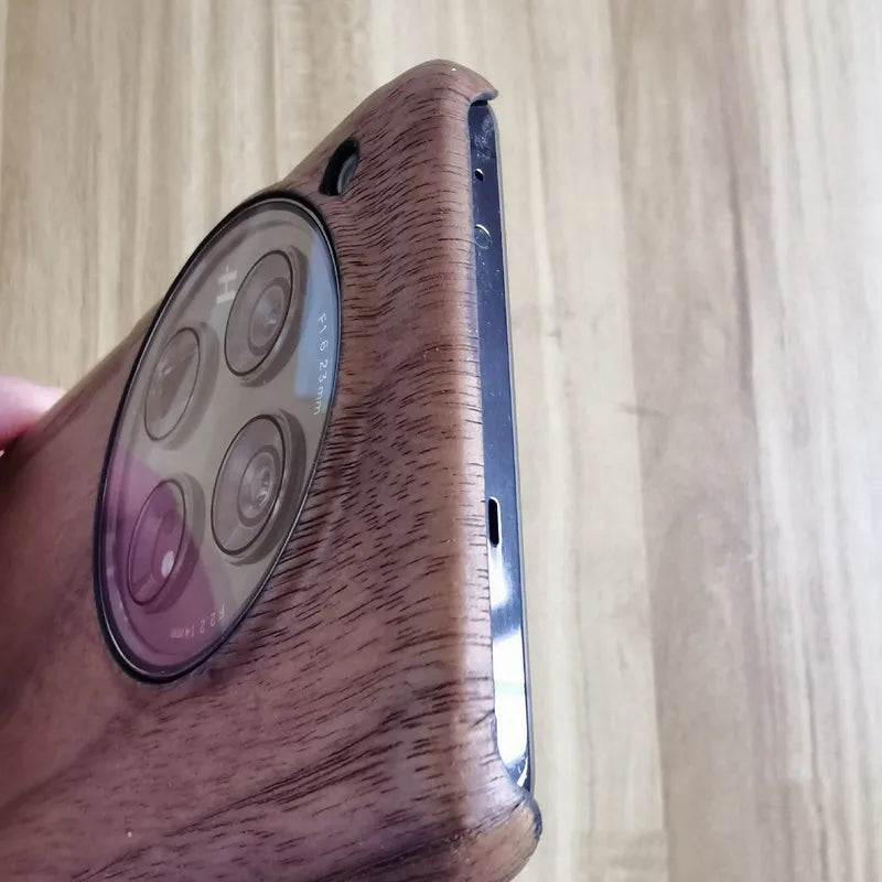 Real wooden hard ultra slim back case rosewood luxury wood matte cover oneplus 13 12 11 12r