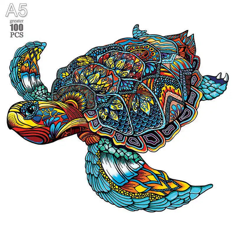 Lovely cat wood jigsaws creative games brain twister holiday gifts wooden animal puzzle kids adults high-quality diy