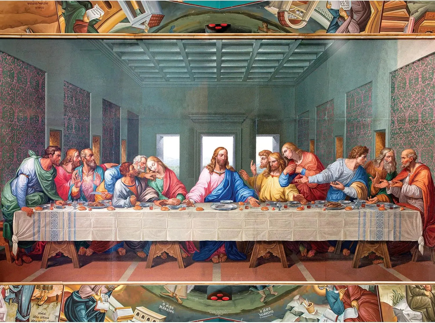 300/500/1000 pcs last supper jigsaw puzzle wooden anxiety relief toy bedroom home wall decor gift for adult friend