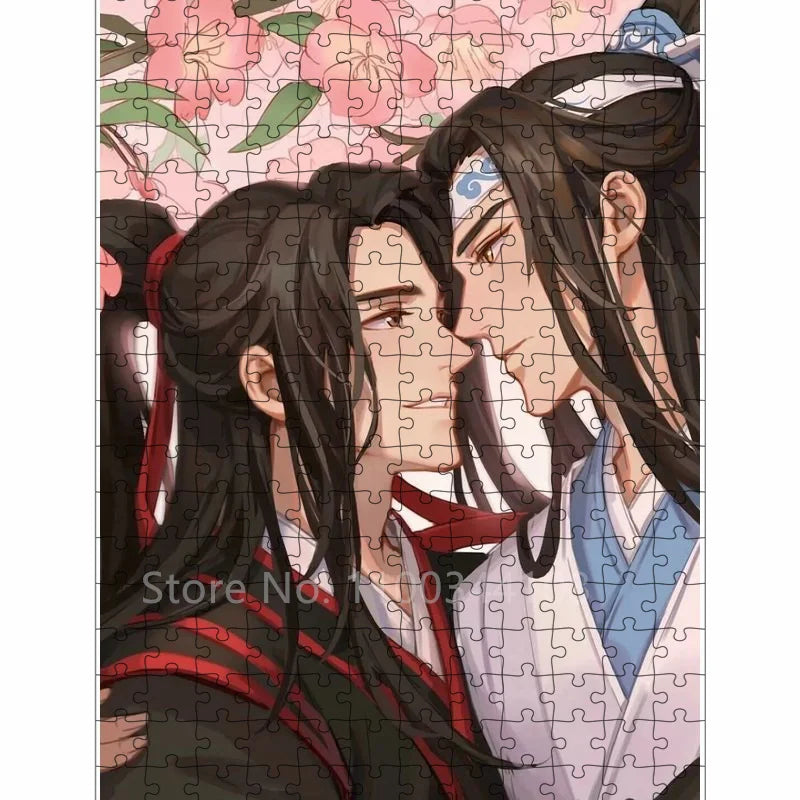 Mo dao zu shi 300/500/1000 pieces puzzle anime characters wei wu xian jigsaw for adults diy decompression game kids