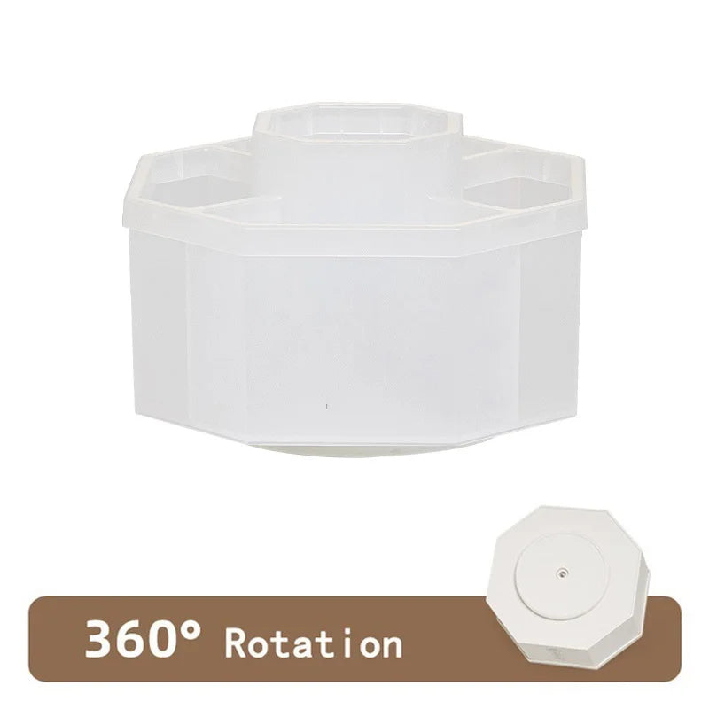 360° rotating pen holder desk accessories large capacity pencil storage box desktop organizer school office stationery