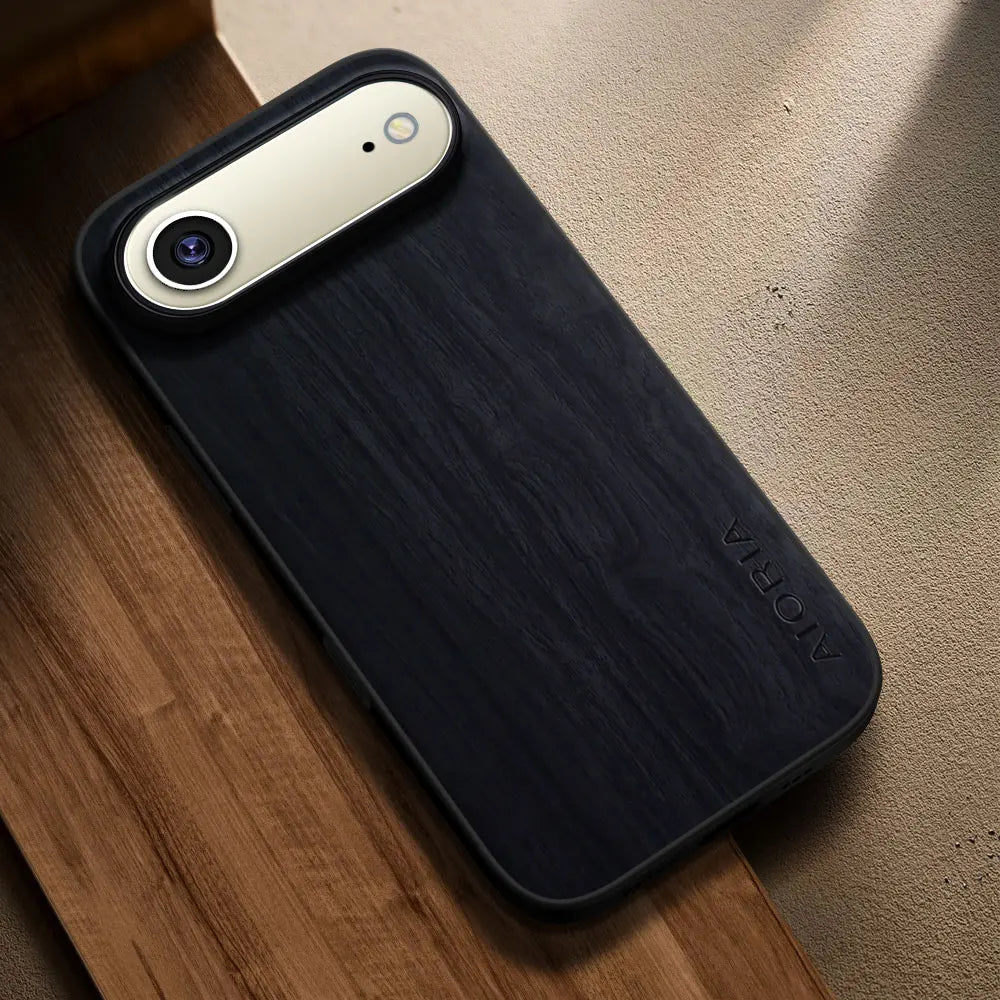Case for iphone air capa funda new modern stylish wooden pattern pu leather cover for apple iphone air case coque