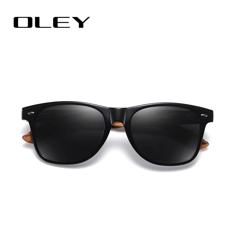 Oley brand 2022 fashion handmade natural wooden sunglasses for men women polarized sun glasses uv400 mirror male