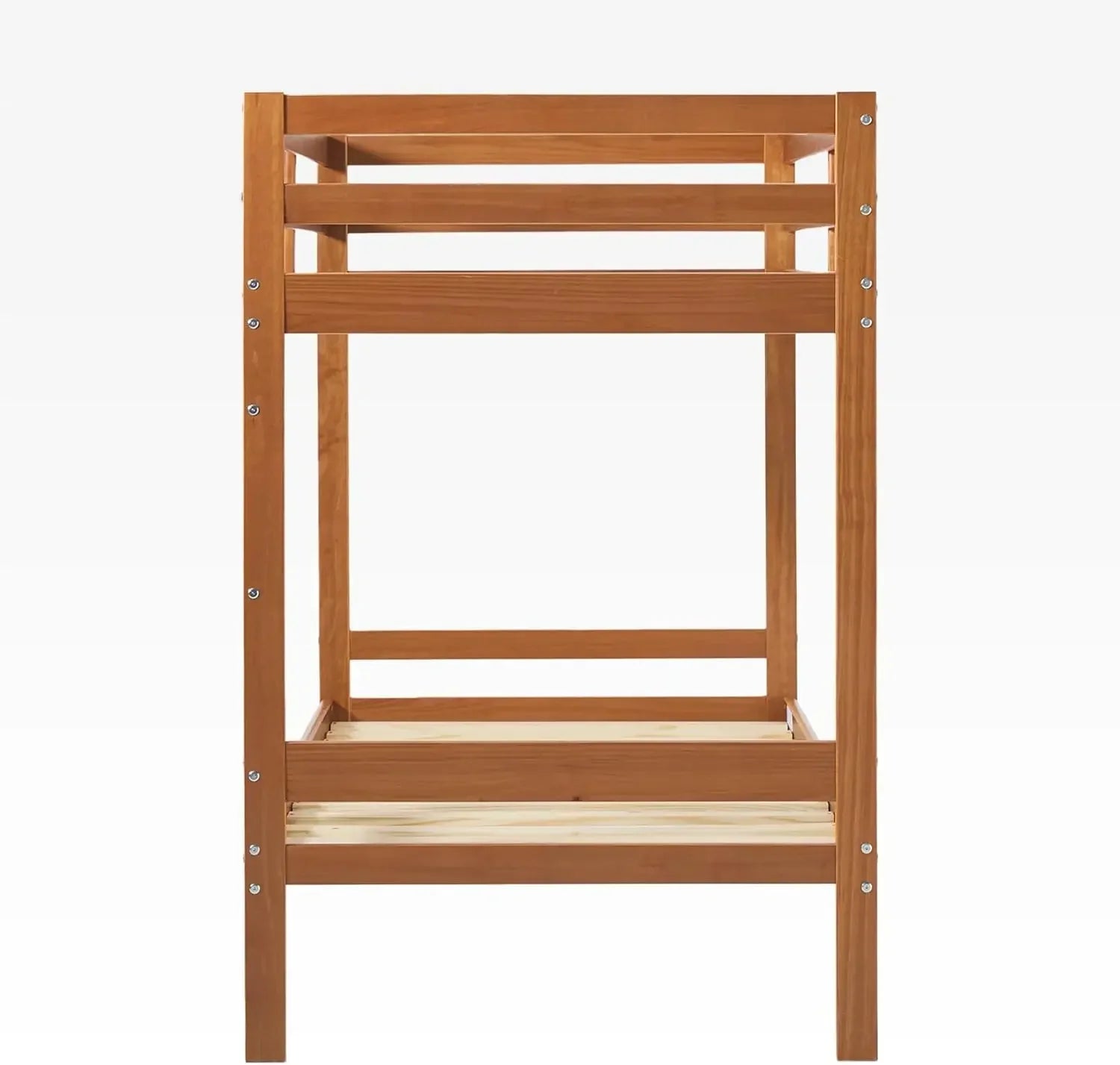 Modern twin-size children’s bed frame bedroom caramel - united states