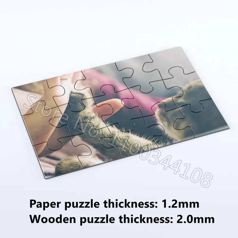 Photo custom jigsaw puzzle 1000 pieces for adults kids educational toys puzzles board game assembling picture