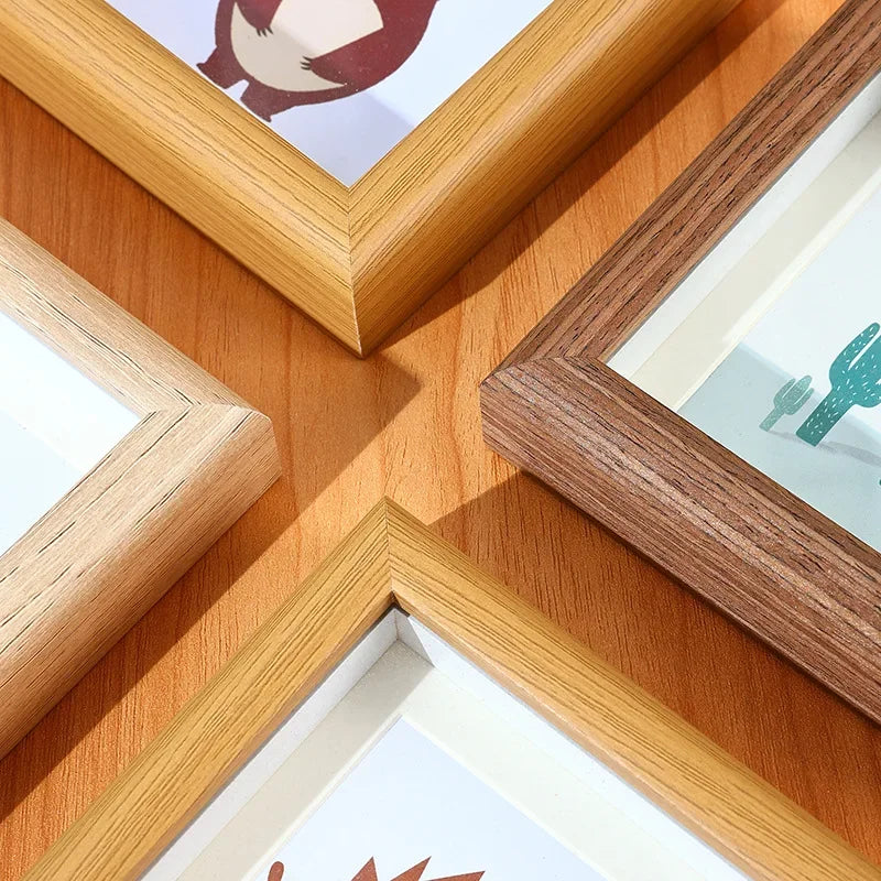 2025 autumn and winter new wooden square photo frame,storage frames for wedding party picture frame,home decor