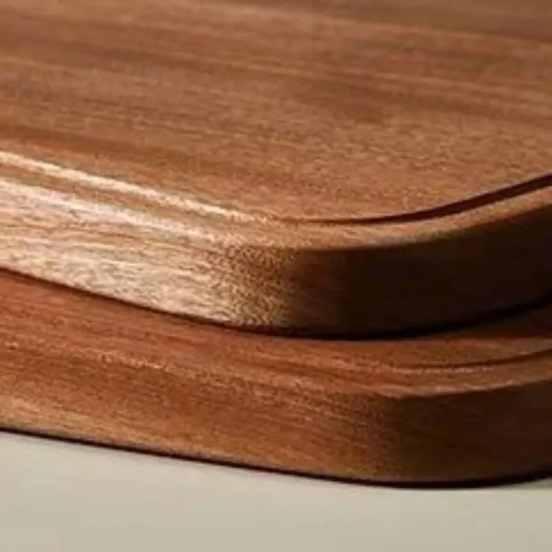 Home use solid wood bear cutting board eco-friendly thickened bread cute design fruit camping - b-large size