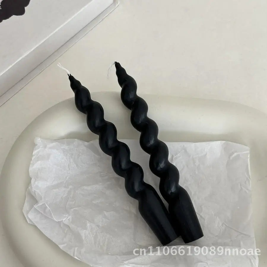 Luxury french style wooden candle holder vintage high-end home living room decoration multi-size options available - f