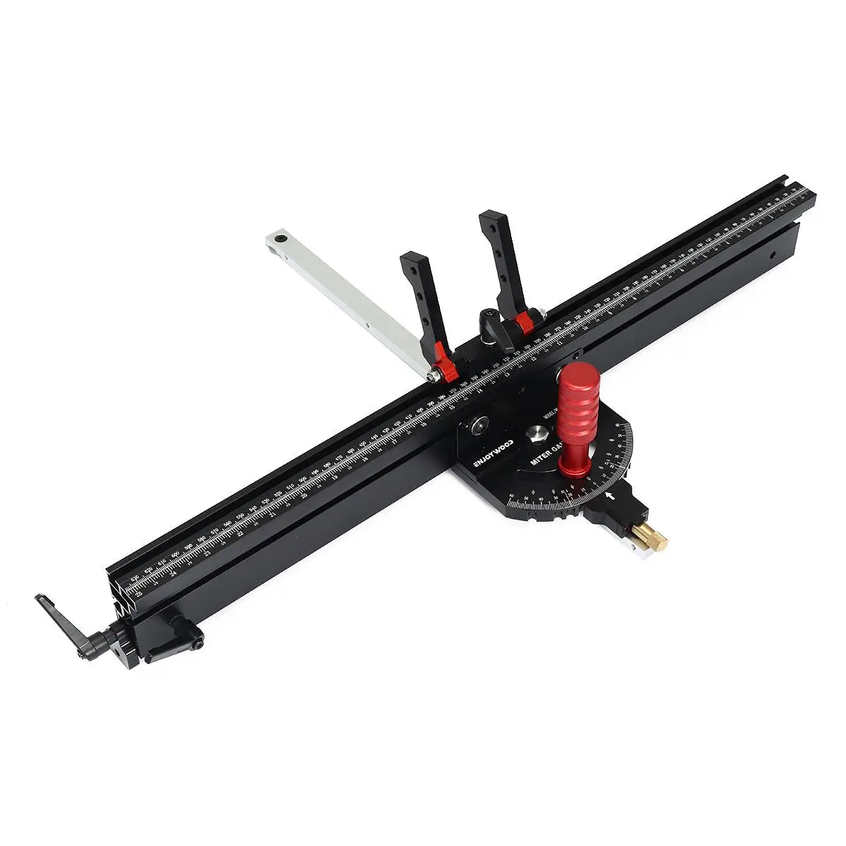 Enjoywood woodworking 0-60 degree angle miter gauge 600-1200mm extended fence for table saw router precision setting