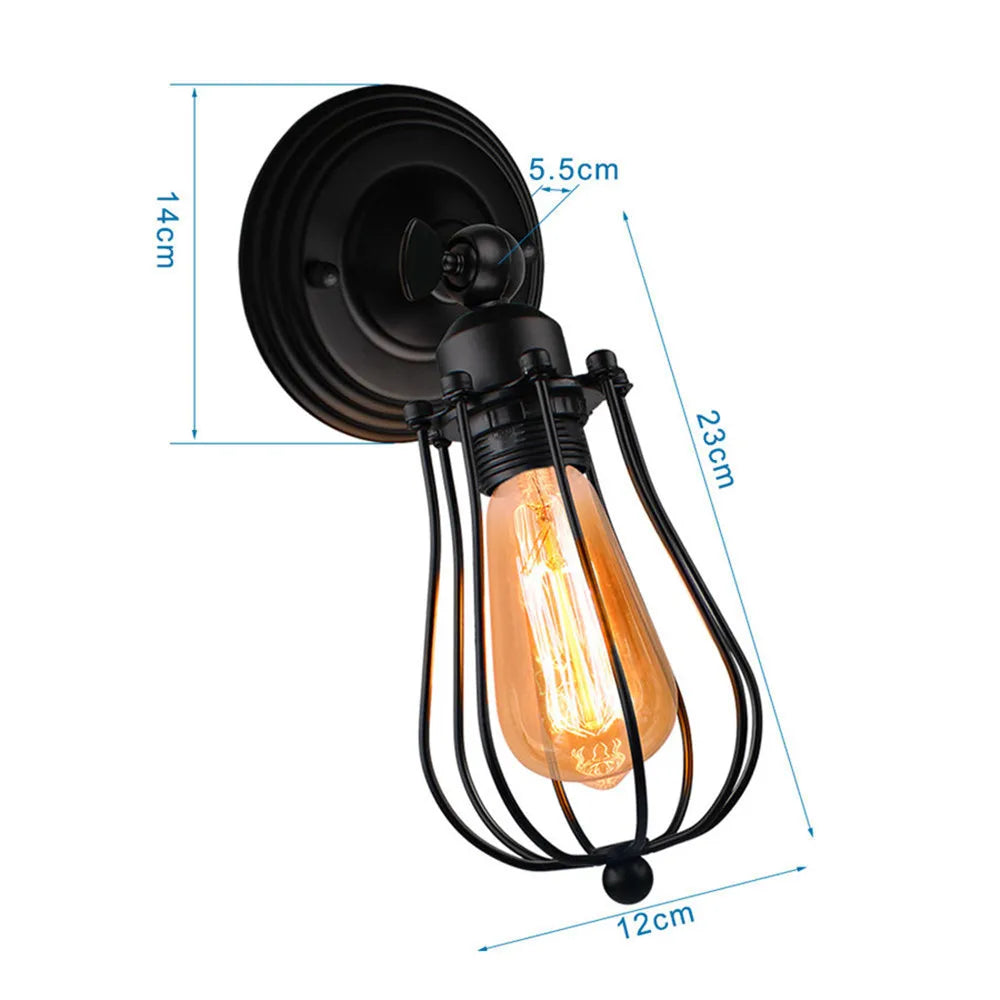 Nordic wood wall lights bedroom bedside lamp black creative modern e27 lamps suspension led home lighting sconce room