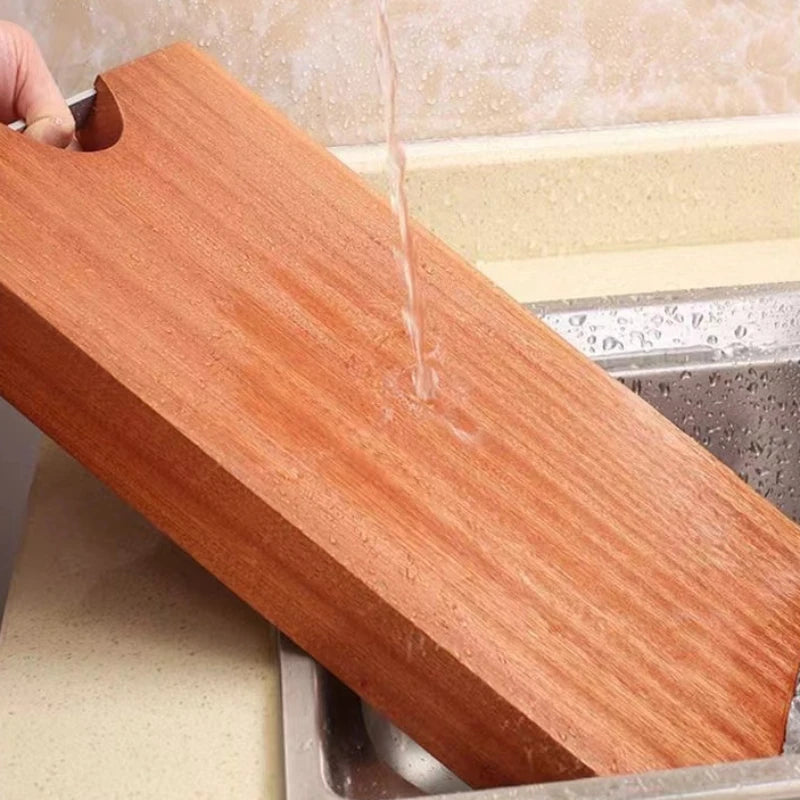 Solid wood chopping board whole cutting ebony antibacterial anti-mould household kitchen plate