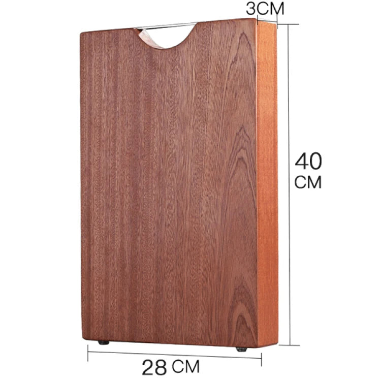 Household wholewood kitchen cutting board does not crack and antibacterial mildew-proof log paint-free ebony chopping