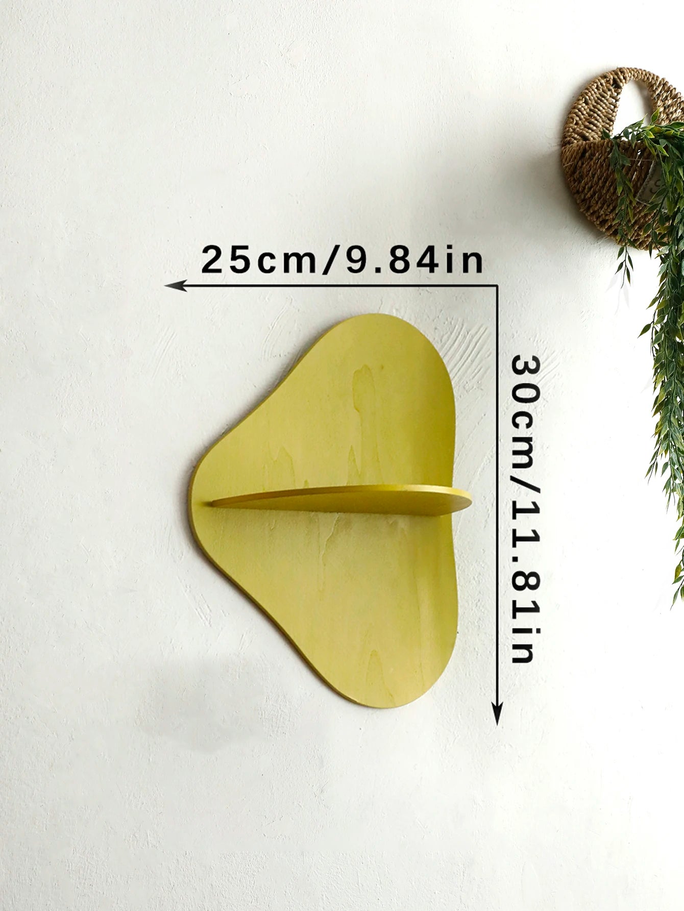 Colorful floating wall shelf display wooden plant flower pot tray storage rack art home decoration for girl room decor