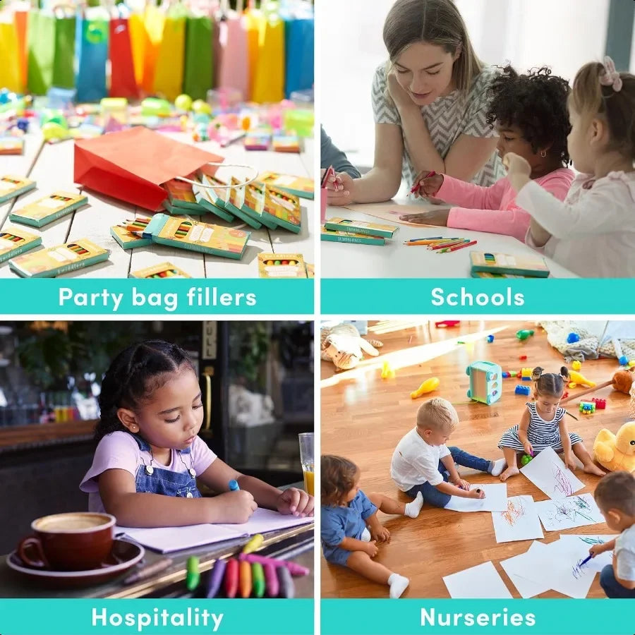 60 boxes of mini coloring pencils for 6 per box 360 total bulk colored school plies teachers classroom priz - united