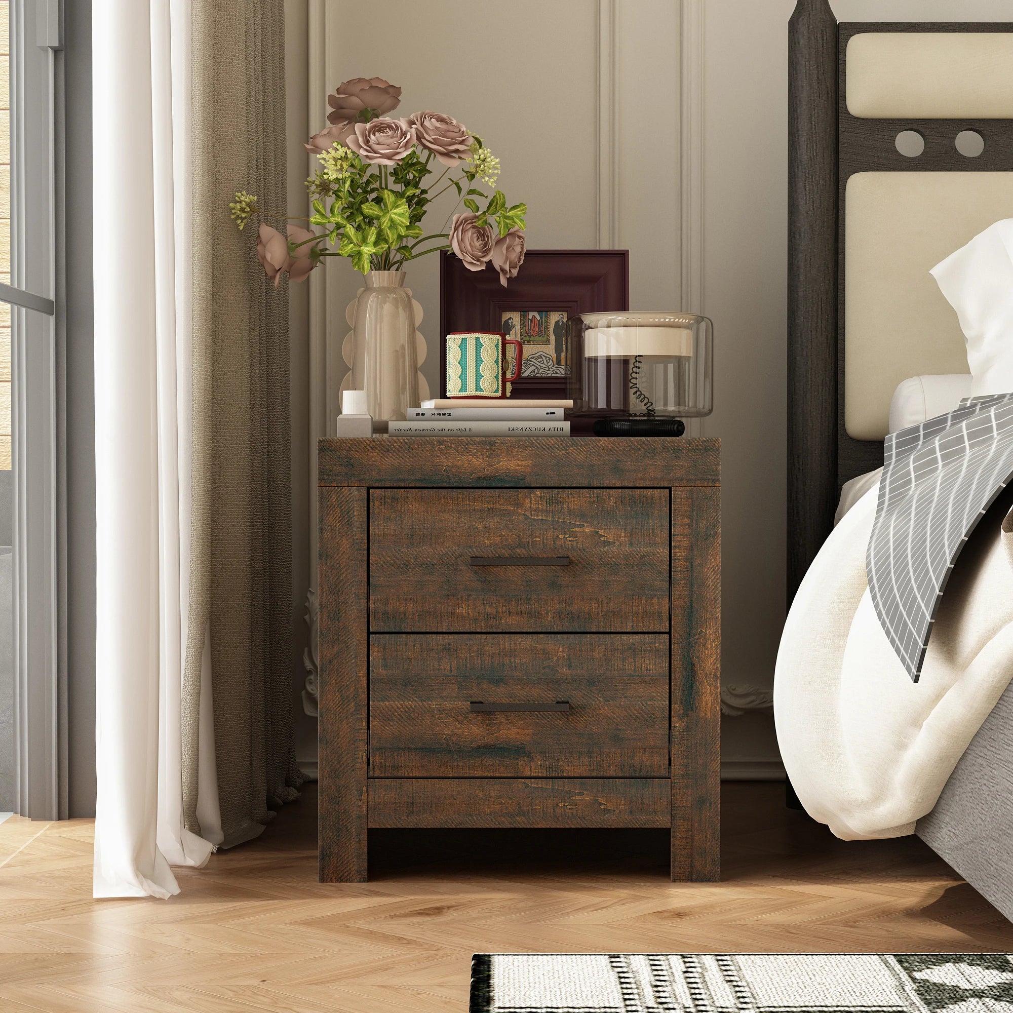 fufu-gaga-2-drawers-bedroom-nightstand-with-spacious-top-bedside-table-with-metal-handles-for-living-room-brown-wood-grain