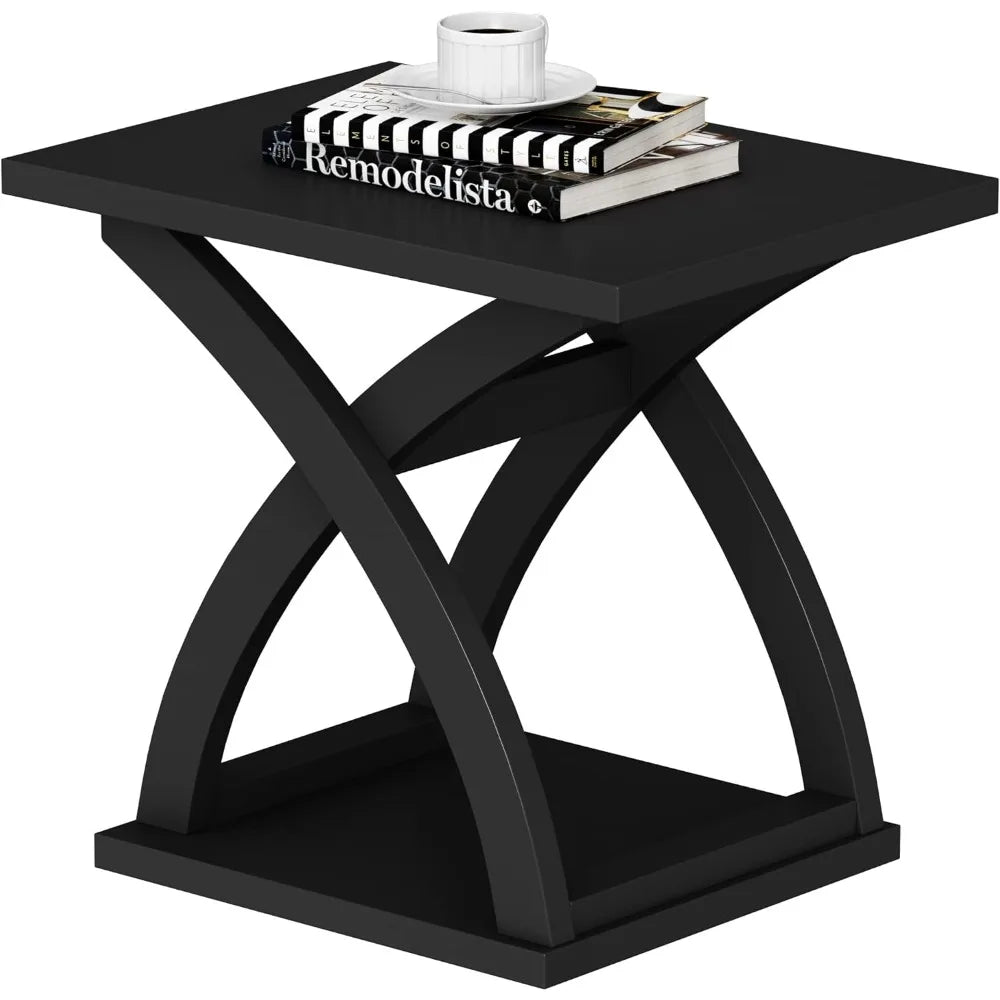 choochoo-end-side-table-modern-end-table-with-storage-shelf-x-design-side-table-living-room-black