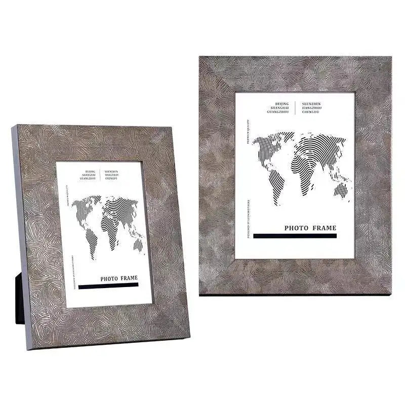 Modern nordic luxury solid wood picture frame - 6 inch 7 10 photo decorative tabletop display home decor