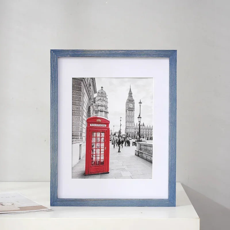 New vintage picture frames,old style solid wood photo frame for wall 6 7 8 10 inch frame,home decor,gifts,1pcs