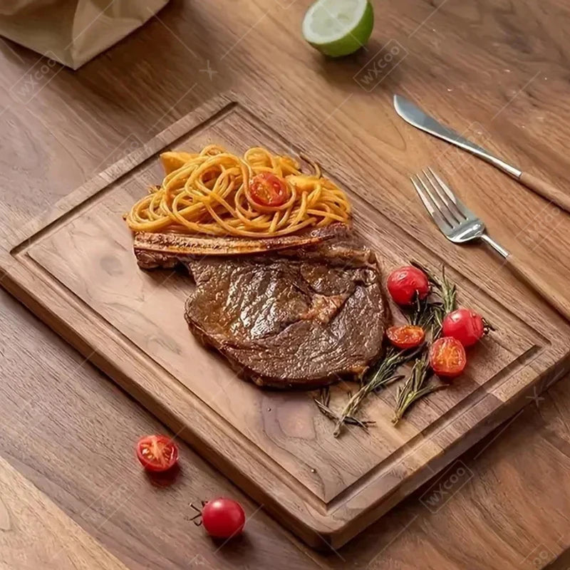 Wxcoo wooden cutting boards chopping blocks butcher block cheese fruit board meat for kitchen tools