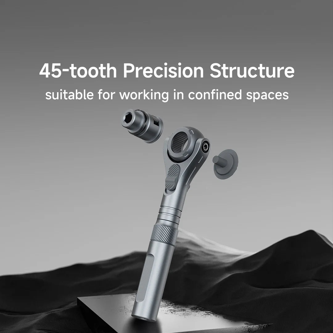 Vman 40-in-1 multi-function ratchet screwdriver kit with magnetic bits – mini repair tool set for pc iphone & home