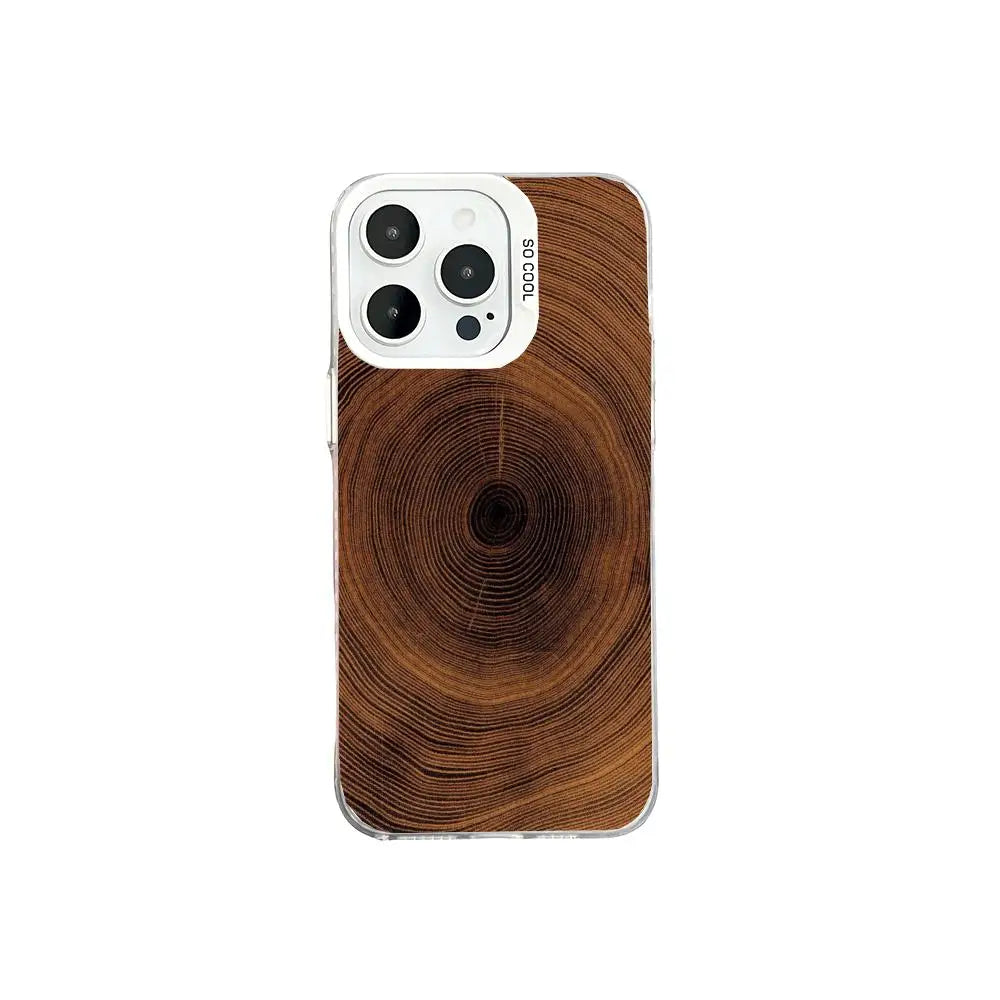 Wooden board plane case for iphone 16 15 14 13 12 11 pro/ max/plus shock-proof rear cover anti-fingerprint - z6