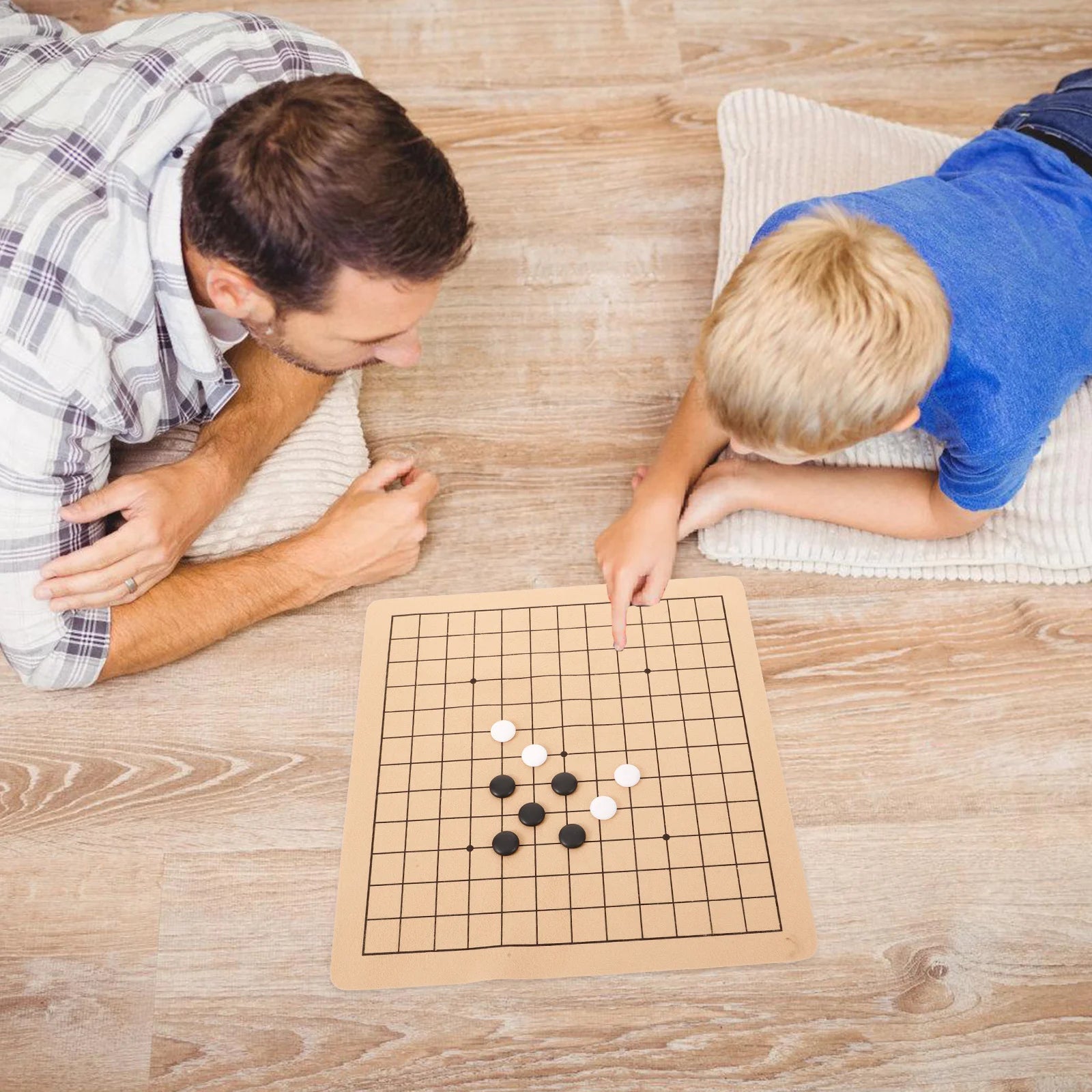 1 set go suit weiqi chess board kids toy portable game for beginners 19x19 grid foldable wooden pieces educational