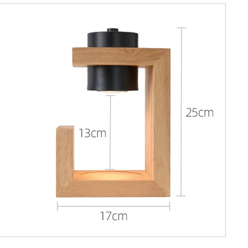 Candle warmer lamp aromatherapy wax table bedroom wood nordic melting timing 110v/230v indoor lighting lights