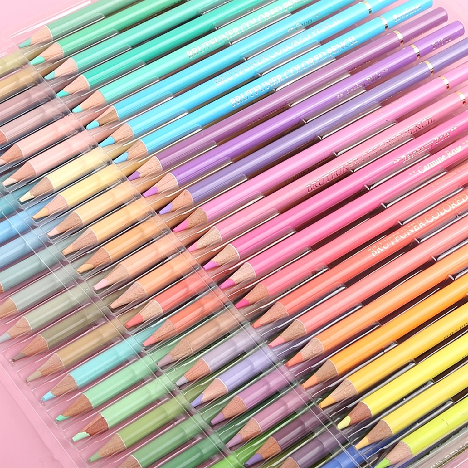 72 piece macaron colored pencils,soft core colors for adults drawing blending sketching shading vibrant - color