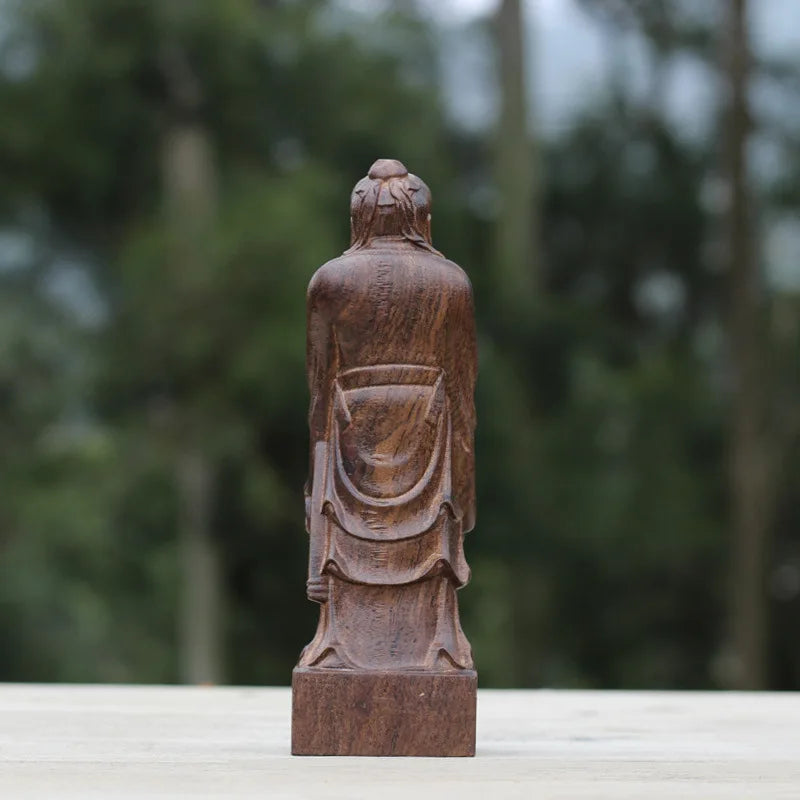 Agarwood carving confucius statue living room shop office desktop decoration gift for teacher’s day crafts feng shui