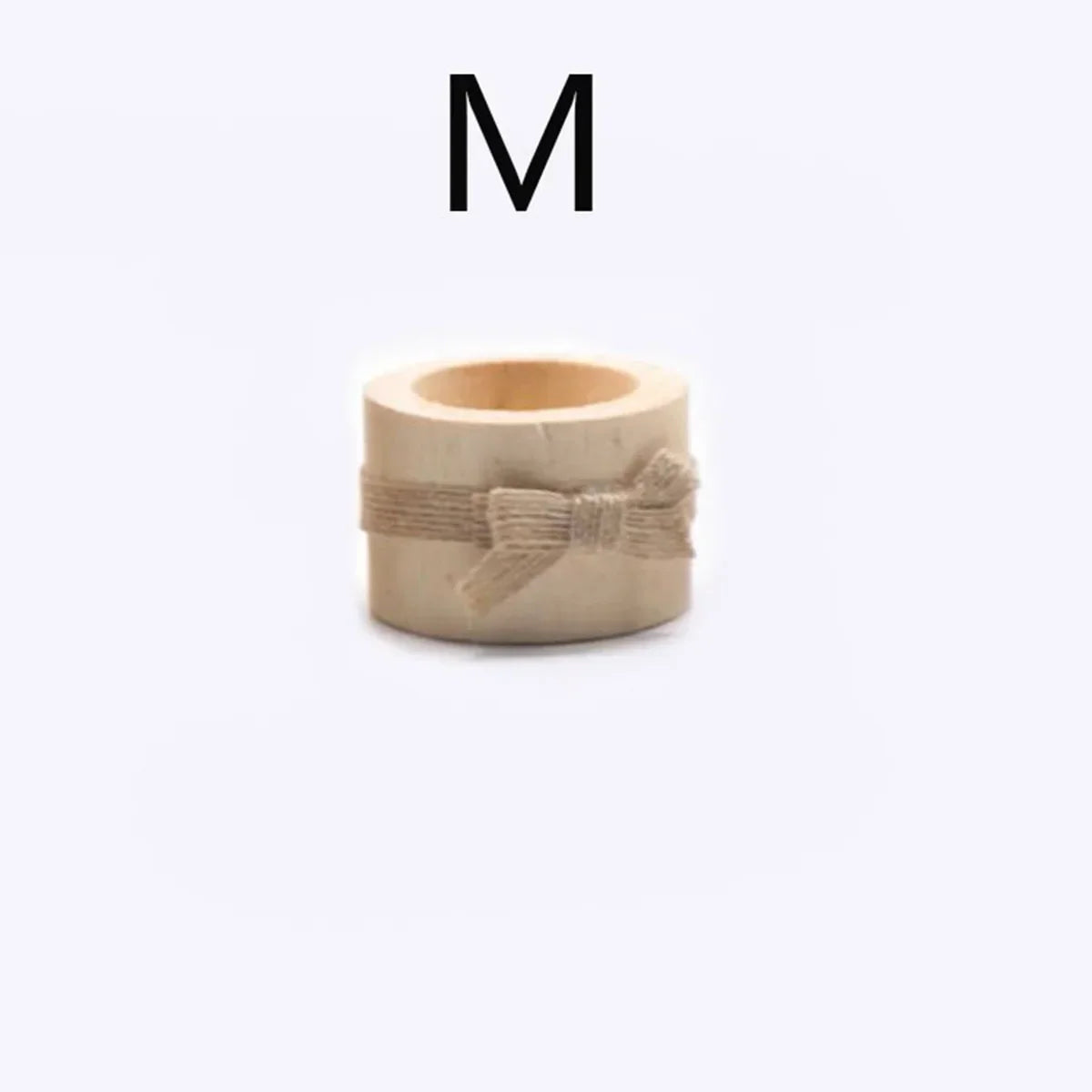 1pc/3pcs-wooden candle holders candlelight dinner props wedding anniversary valentine’s day decorations - wood color m