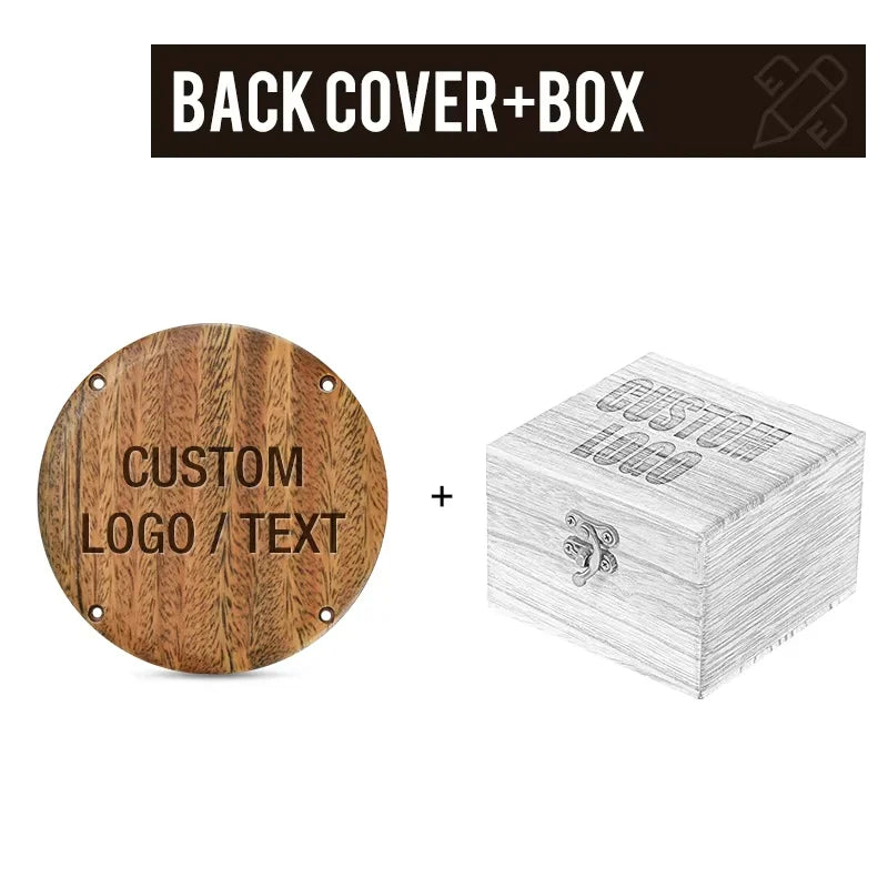 Logo/words/text engraved customize payment link - back and box logo / yes