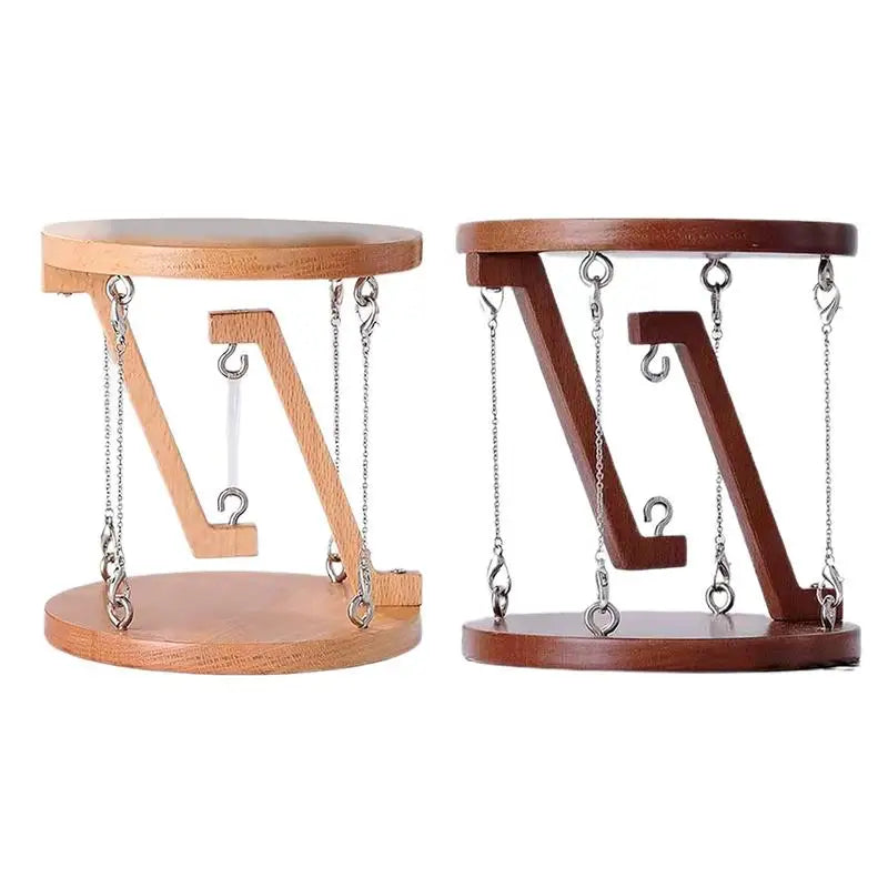 Tensegrity sculpture anti gravity building blocks table ornaments wooden physics gift education toys - decorative