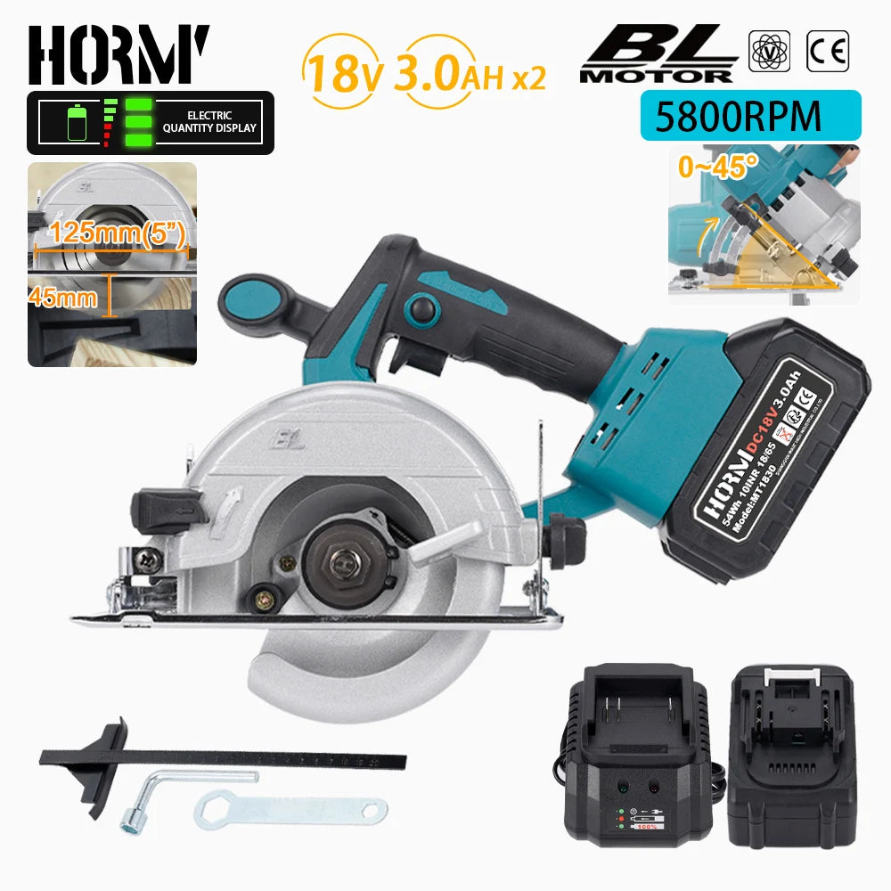 125mm-brushless-mini-electric-circular-saw-cordless-0-45-degree-adjustable-gardening-woodworking-cutting-diy-power-tools