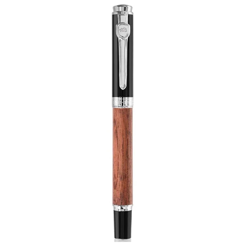 Jinhao 8802 wooden fountain pen ef/f/m nib luxury wood ink pens business writing office school supplies stationery pk