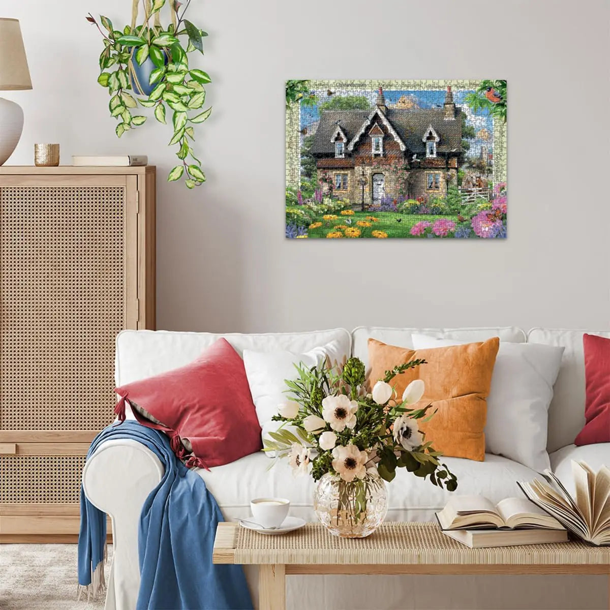 300/500/1000 pcs european style houses wooden jigsaw puzzle fun activity gift for family birthday party bedroom