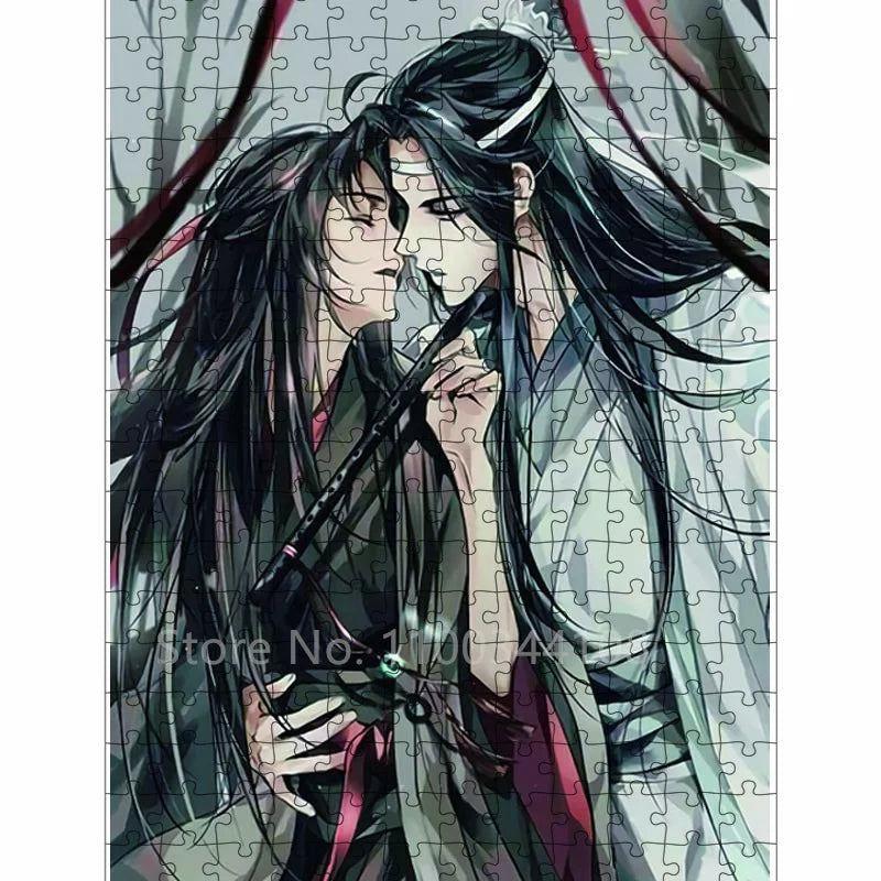 Mo dao zu shi 300/500/1000 pieces puzzle anime characters wei wu xian jigsaw for adults diy decompression game kids