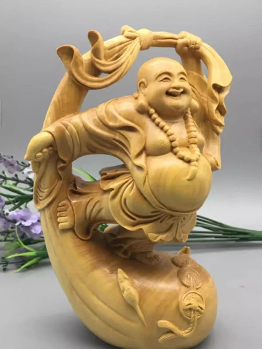 wooden-mi-lefo-smiling-buddha-figure-statue-creative-solid-wood-hand-carving-cute-home-decoration-fortune-ornaments-gift