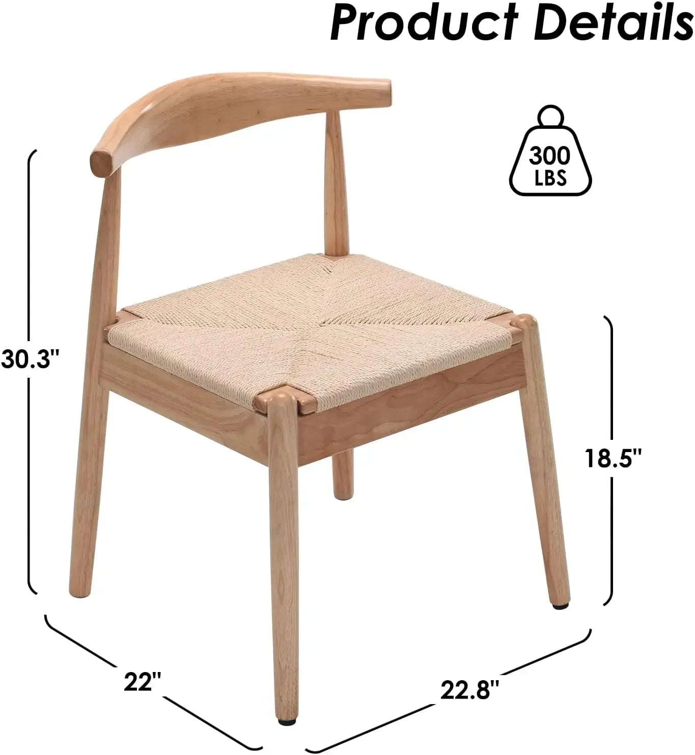 Dining chairs set of 2 mid century modern kitchen & room for room,dining table with solid wood leg