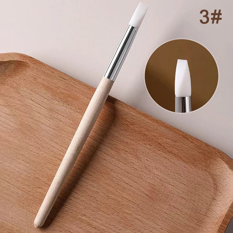 High quality wood watch dial cleaning pen carving emboss manicure brushes dust cleaner repair tools for clock 1pcs