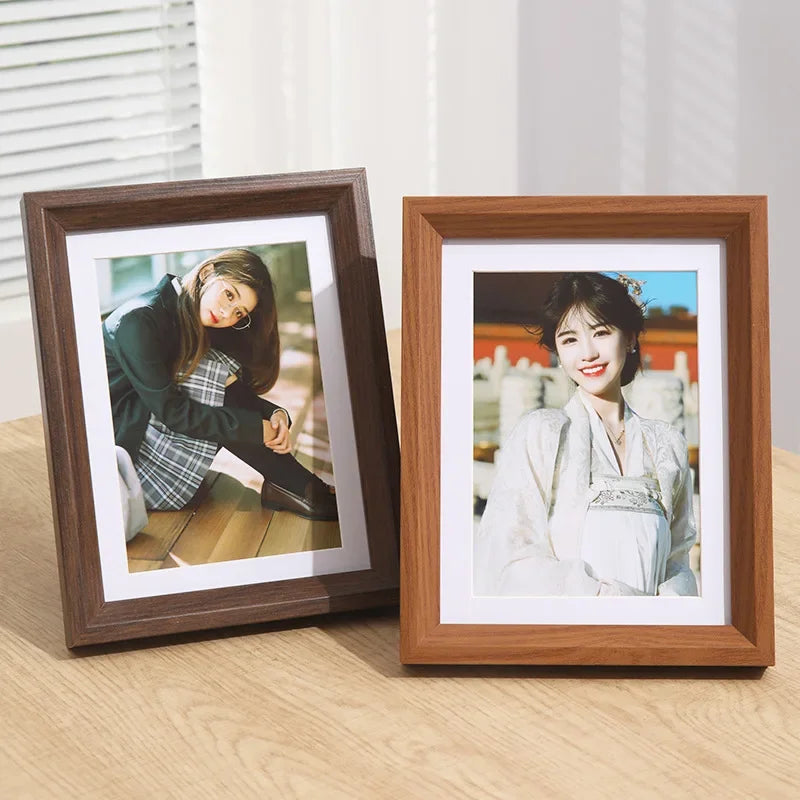 Nordic wooden photo frame minimalist a3 a4 for pictures wall bedroom living room ornament christmas gift home decor